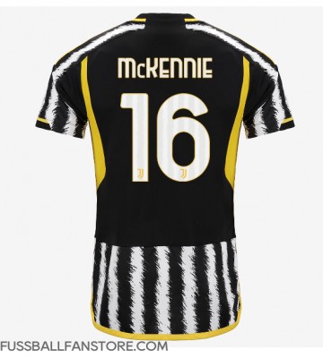 Juventus Weston McKennie #16 Replik Heimtrikot 2023-24 Kurzarm